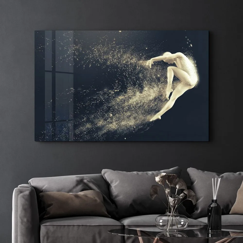 Abstract riddick v2 | glass wall art