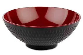 Bol APS -ASIA PLUS- Ø 20 cm hauteur : 8 cm 11 litre mélamine intérieur : rouge brillant extérieur : noir mat 15420 acheter à bas