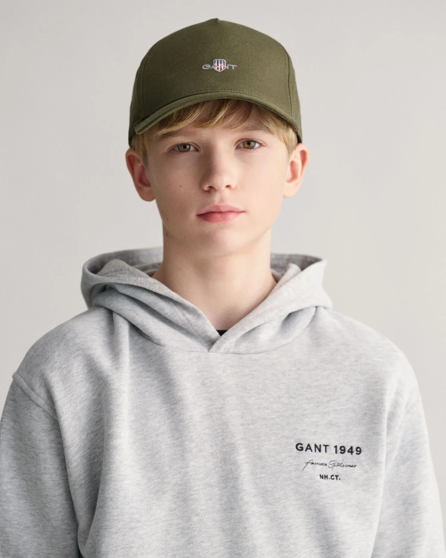 Casquette en sergé de coton Shield Teens