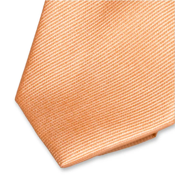 Cravates / Cravate XL orange pêche