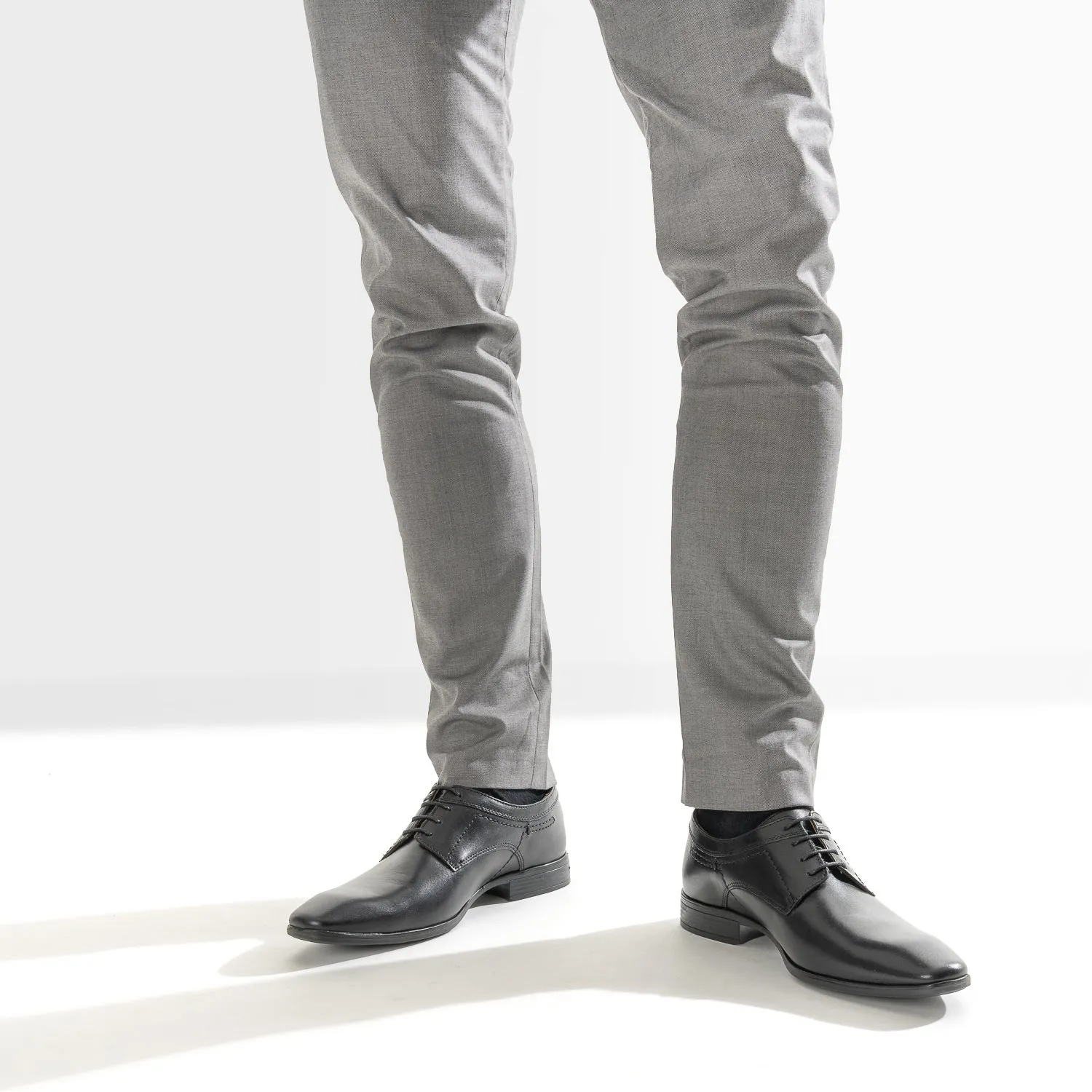 Derby noir en cuir - Chaussures de ville Homme | ERAM