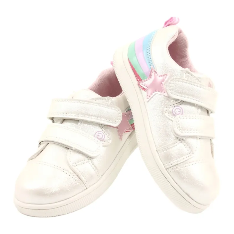 Evento Chaussures de sport avec Velcro Star 21DZ23-3904 blanche