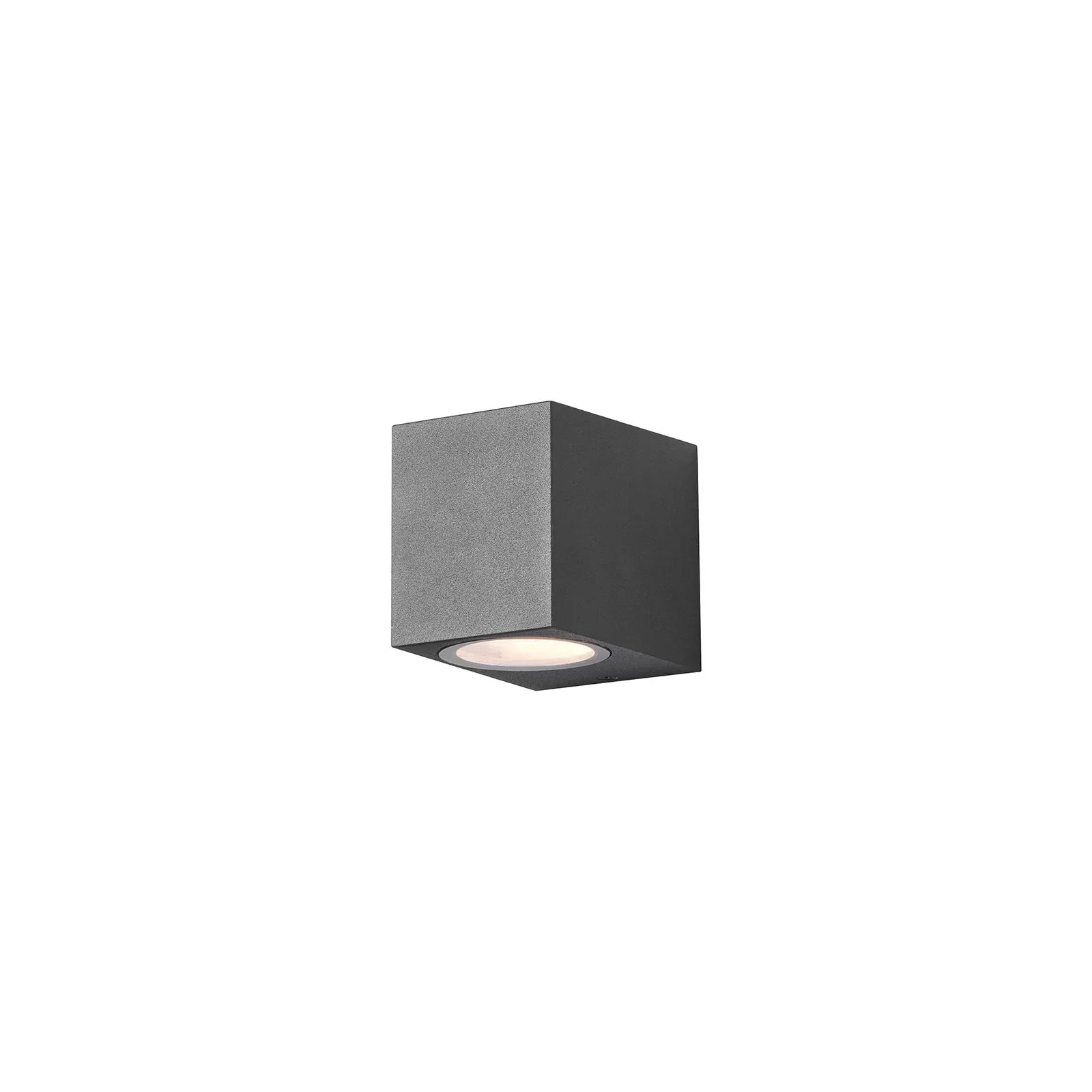 Pack duo D'Lite Applique Murale Vrebos Aluminium Noir | Convient pour 1x GU10
