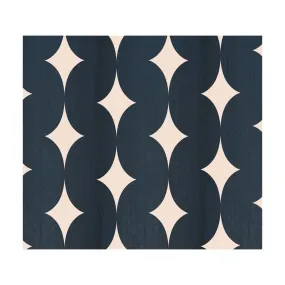 Papier peint en vinyle sur intissé bleu nuit 200x250cmMeringue