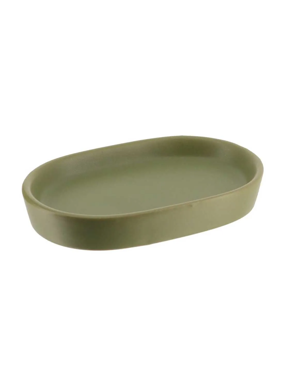 Porte Savon Gres Uni - Vert Kaki