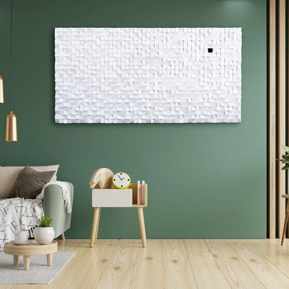 "snowflake: premium wood handmade wall sculpture limited edition" 140cmx70cm