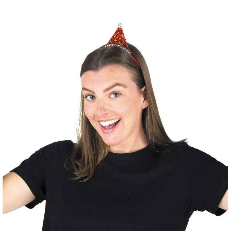 SERRE TETE BONNET NOEL GLITTER