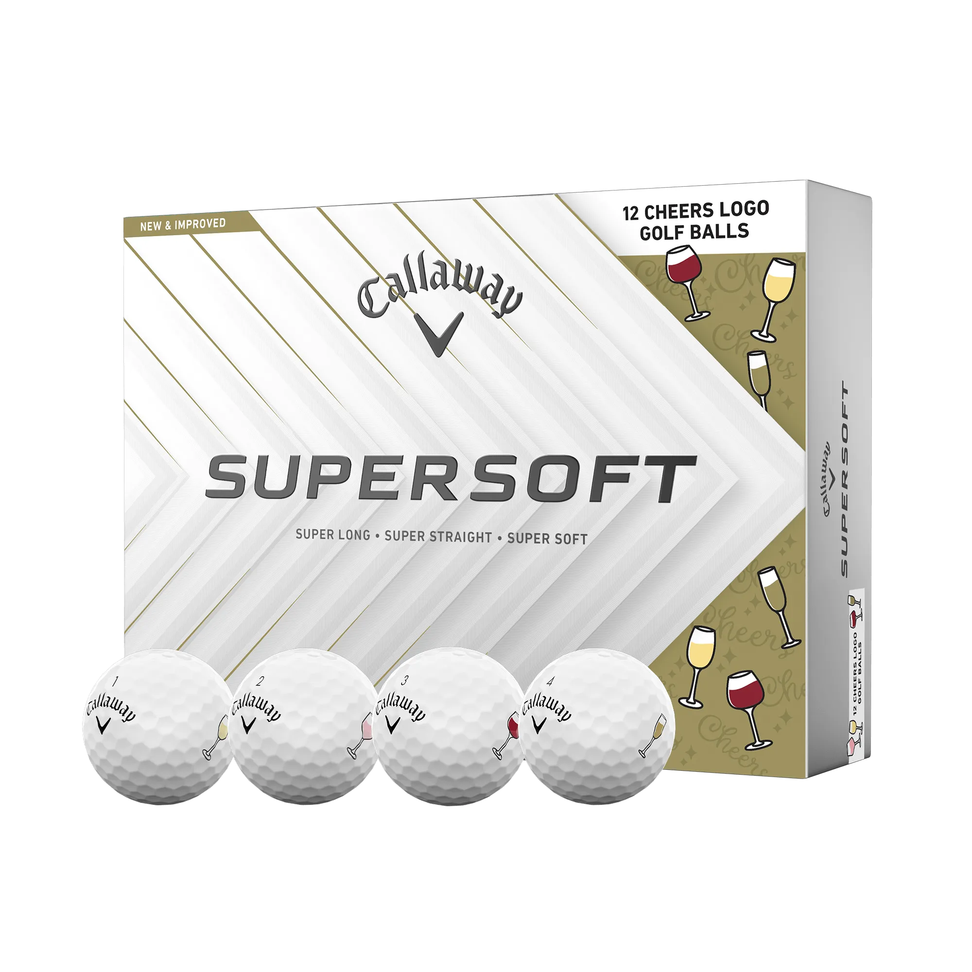 Supersoft Cheers Golf Balls