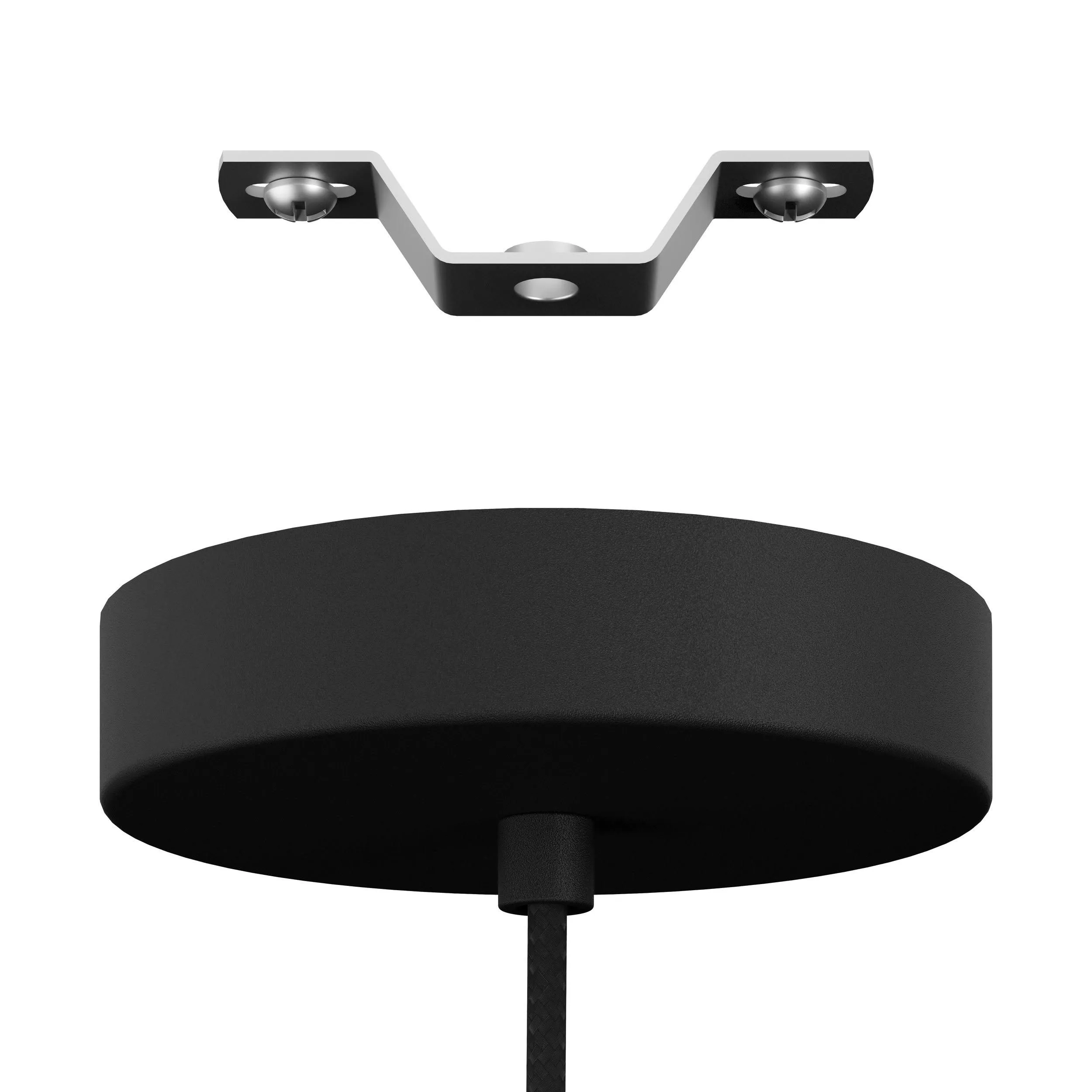 Suspension métal noir TORTOLA 1 E27 3X40W