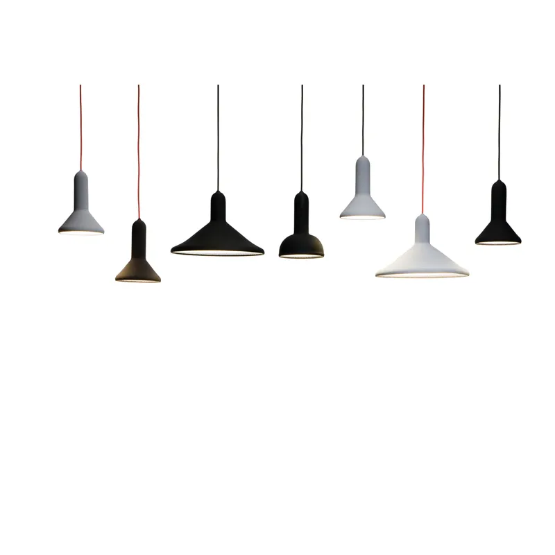 Suspension     TORCH CONE S1 Noir / câble noir            ESTABLISHED & SONS