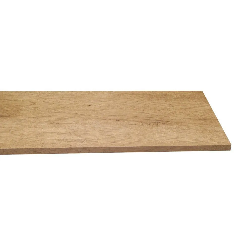 Tablette L90xP40cm épaisseur 22mm - chêne clair