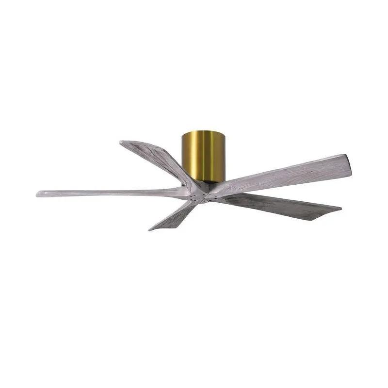 Ventilateur de Plafond Irene-5H 132cm Laiton Bois vieilli