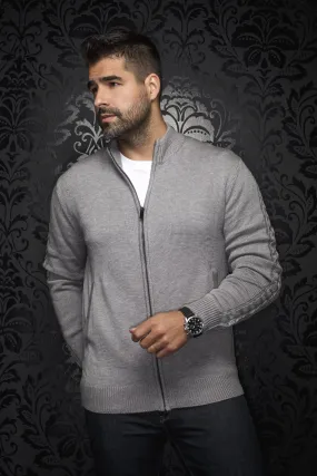 Veste en laine mérino Au Noir | ESTEBAN Gris Moyen